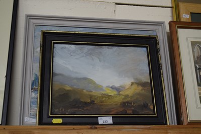 Lot 222 - Mcgreggor study of Blakeney Boat Race, oil on...
