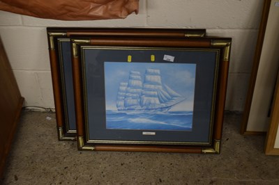 Lot 234 - Pair of reproduction shipping prints