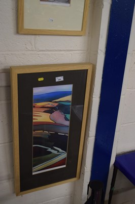 Lot 250 - Vergnes, two coloured prints, 'Robin Hoods Bay'...