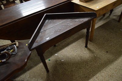 Lot 254 - Late Victorian corner table