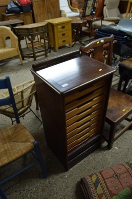 Lot 270 - Early 20th century roll front filing chest