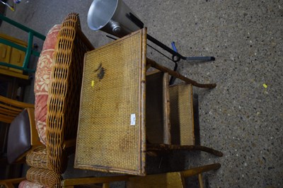 Lot 279 - Victorian bamboo framed side table