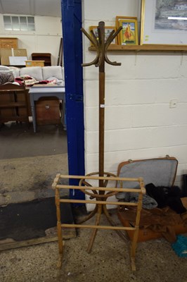 Lot 337 - Coat stand and towel horse