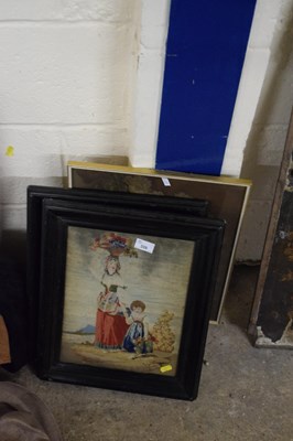 Lot 339 - Group of three framed needle work pictures