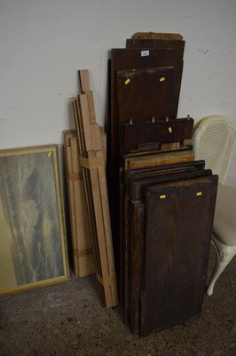Lot 352 - Qty of furniture parts wooden planks etc