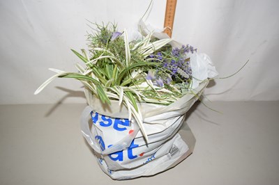 Lot 507 - Qty of fake flowers and foliage