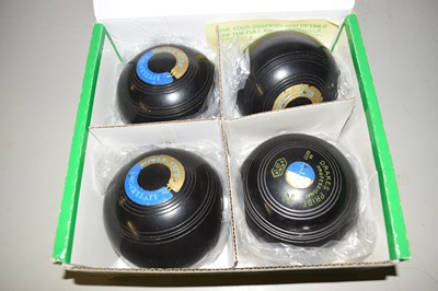 Lot 514 - Box of Drakes Pride lawn bowls