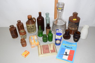 Lot 515 - Various vintage bottles and other items