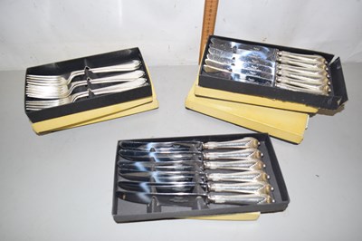 Lot 543 - Qty boxed cutlery