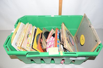 Lot 599 - Box of various records to include childrens...