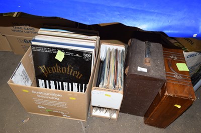 Lot 607 - Four boxes various records