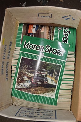 Lot 622 - Box of motor sport magazines