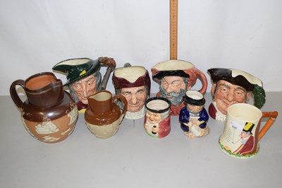 Lot 626 - Collection of Royal Doulton character jugs and...