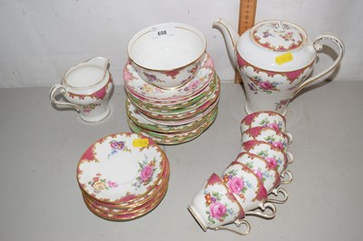 Lot 658 - Qty of Aynsley teaswares