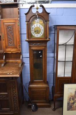 Lot 312 - 20th century Tempus Fugit longcase clock, the...