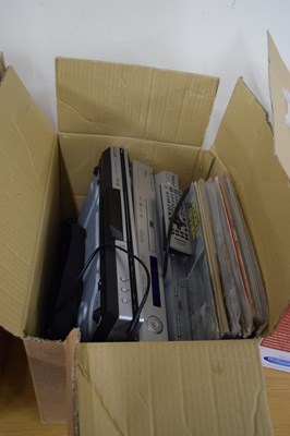 Lot 689 - Mixed items to include cd players and a qty of...