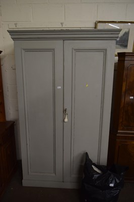 Lot 710 - Painted two door wardrobe