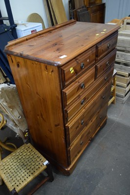 Lot 752 - Modern pine chest of drawers