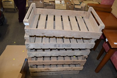 Lot 762 - Six wooden fruit trays