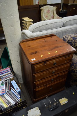 Lot 779 - Modern pine chest of drawers