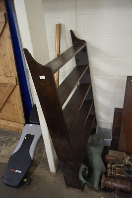 Lot 845 - Pine shelf unit