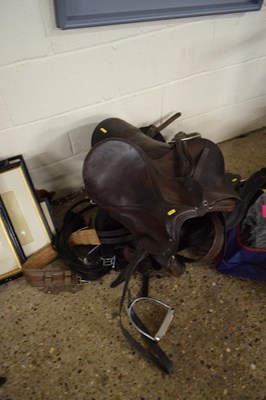Lot 248A - Two saddles and accessories