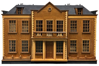 Lot 371 - A large modern stately home type dolls house...