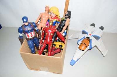 Lot 9 - Box various childrens toys