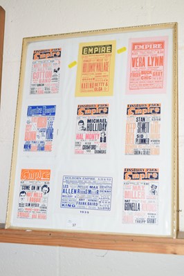 Lot 37 - Group of small theater advertising flyers,...