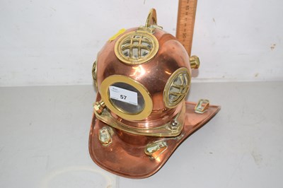 Lot 57 - Model of a divers helmet