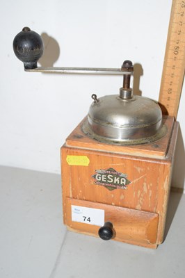 Lot 74 - Vintage German Geska coffee grinder circa 1950'...