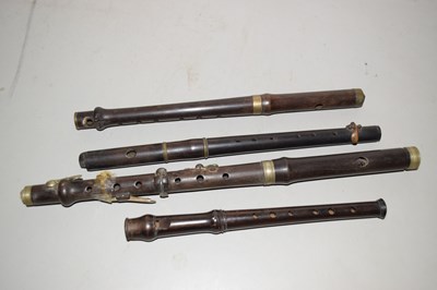 Lot 96 - Box woodwind instrument parts