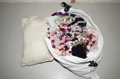 Lot 108 - Large bag of assorted costume jewellery