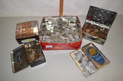 Lot 127 - Large qty of British pre decimal and foreign...