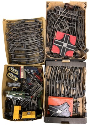 Lot 115 - A collection of mostly Hornby 0 gauge rolling...