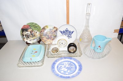 Lot 157 - Various collectors plates, glass dressing...