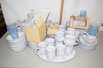 Lot 177 - Qty of Denby sweet pea pattern dinner and tea...