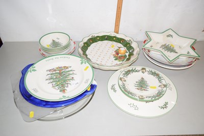 Lot 178 - Qty of Spode and other Christmas tablewares