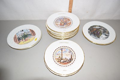 Lot 181 - Set of Coalport Christmas plates