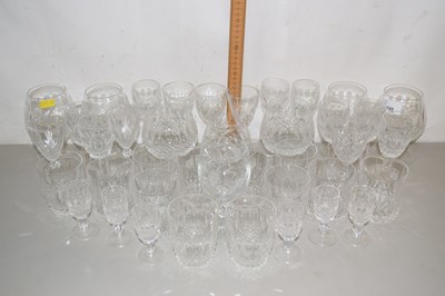 Lot 188 - A collection of modern waterford crystal glass...