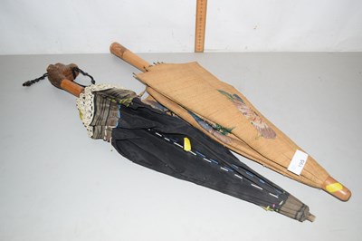 Lot 195 - Two vintage parasols