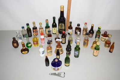 Lot 201 - Qty various spirit miniatures