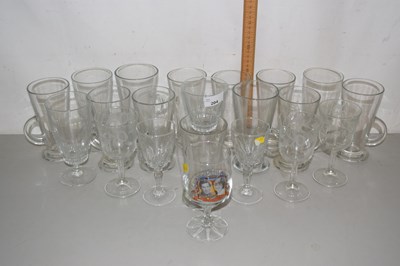 Lot 204 - Various clear drinking glasses