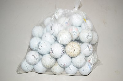 Lot 504 - Bag of assorted golf balls