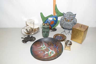 Lot 511 - Mixed lot, model animals, silver plated...