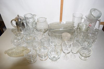 Lot 522 - Various assorted glasswares