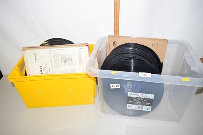 Lot 528 - Two boxes 78rpm records