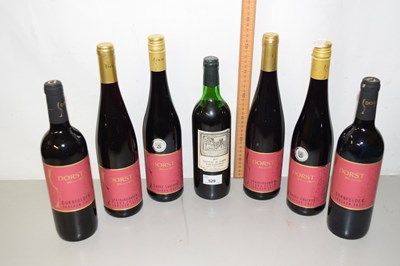 Lot 529 - Seven bottles various wine