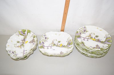 Lot 544 - Qty Royal Worcester dinner wares pattern 9834