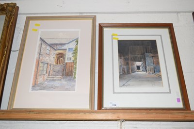 Lot 224 - Douglas Urquhart study of Strangers Hall...